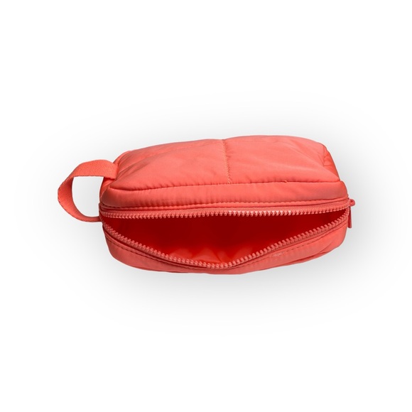 new Ulta ❤︎︎ Puffy Luxe Travel Zip Top Skincare + Makeup Case ❤︎︎ Coral Pink ❤︎︎ - Picture 14 of 16